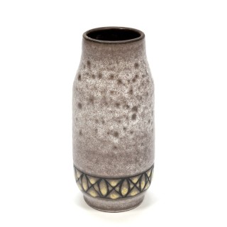 Vintage West Germany vase with yellow detail