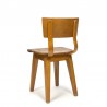 Small model vintage wooden school chair