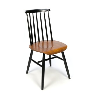 Scandinavische vintage spijlen eettafelstoel