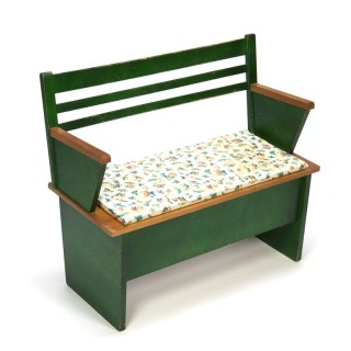 Vintage green couch for children