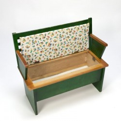 Vintage green couch for children