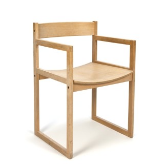 Vintage Danish birch chair