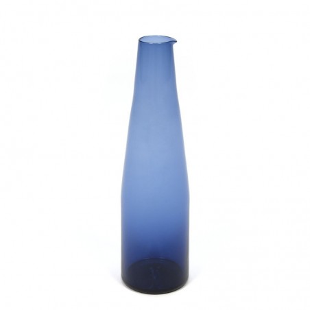 Vintage blue glass vase or jug