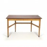 Vintage Danish school table/ desk with teak top