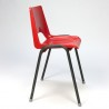Vintage seventies plastic school chair