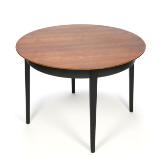 Vintage round Pastoe dining table design Cees Braakman