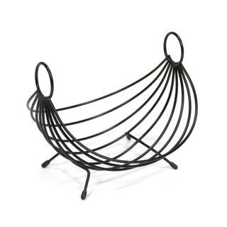 Vintage draadmetalen fruitschaal 1950's