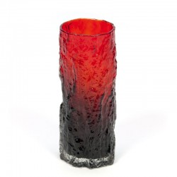 Vintage glass vase Bark