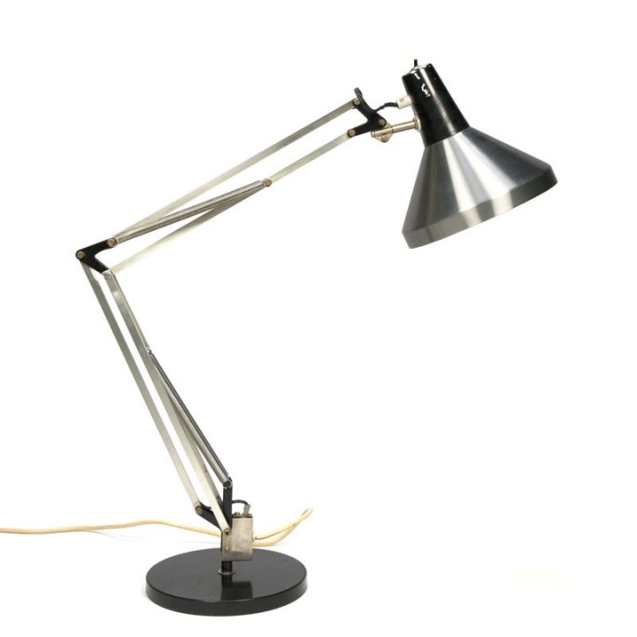 Vintage Architecten bureaulamp merk Hala