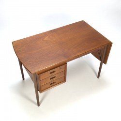 Vintage extendable Danish teak desk