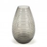 Vintage drop shaped glass vase design A.D. Copier