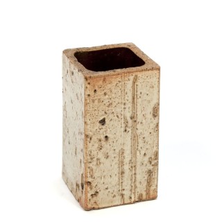 Rectangular small vintage ceramic vase