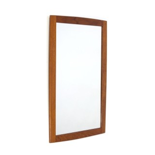 Danish teak vintage mirror