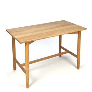 Danish vintage oak small coffee table