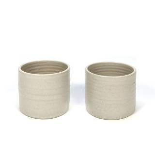 Vintage set of 2 flower pots by Mobach