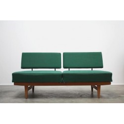 Green sleeping bench from the 1950's