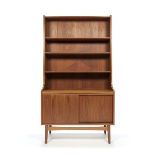 Deense vintage Nexo boekenkast in teak