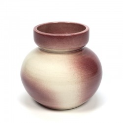 Vintage globe-shaped vase in ceramic
