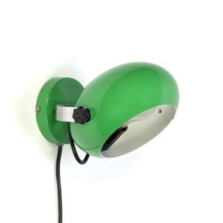 Vintage jaren zeventig wandlamp groen