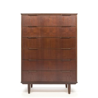 Vintage groot model ladekast uit Denemarken