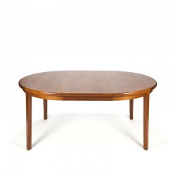 Vintage oval dining table Danish design