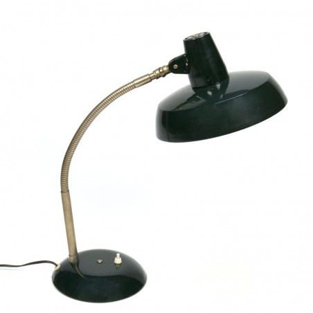 Vintage dark green desk lamp