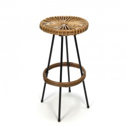 Vintage design bar stool designed by Dirk van Sliedrecht