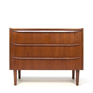 Danish small model vintage chest of drawers