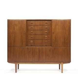 Vintage Danish highboard with drawers