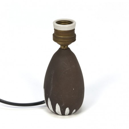 Danish vintage earthenware small lamp socket
