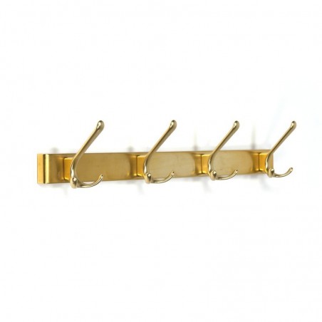 Vintage brass colored coat rack