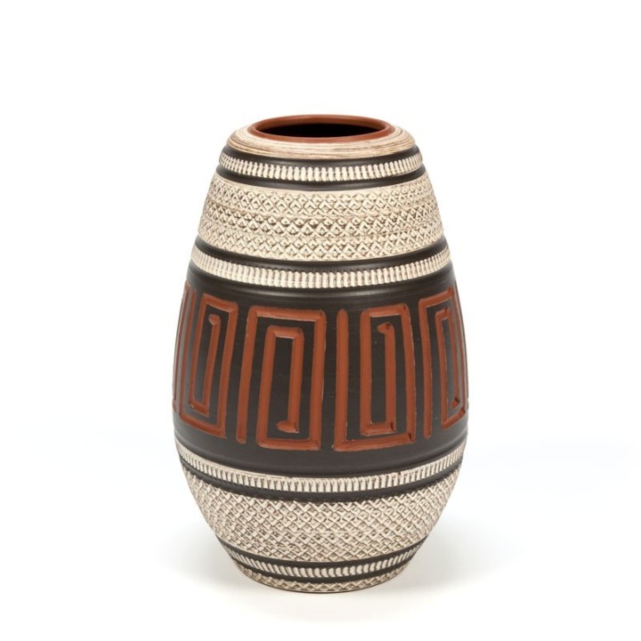 Vintage pottery handcrafted vase