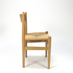 Vintage set of six chairs CH 36 design Hans Wegner