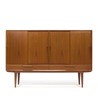 Vintage teak Omann Jun model 13 sideboard
