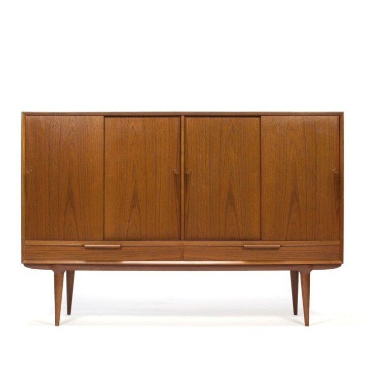Vintage teak Omann Jun model 13 dressoir
