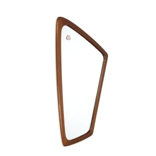 Vintage Danish organic shaped mirror