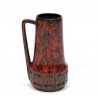 Vintage West Germany vase red/ black