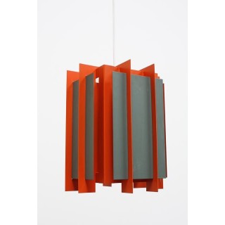 Lyfa oranje/ grijze metalen hanglamp - Retro Studio