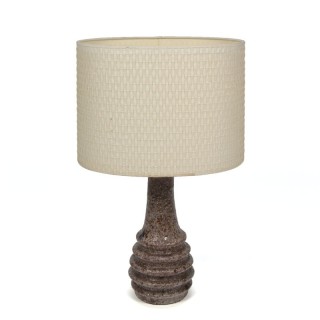 Vintage aardewerk design tafellamp