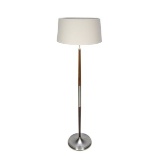 Danish vintage design floor lamp with rosewood details