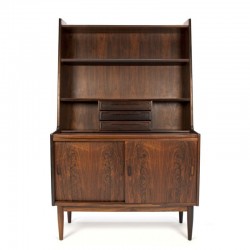 Luxury Danish vintage rosewood bookcase