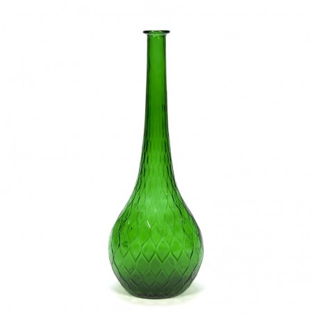 Vintage decoratieve grote groene fles