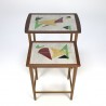 Vintage nest tables from the fifties