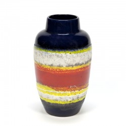 Colored vintage West Germany vase
