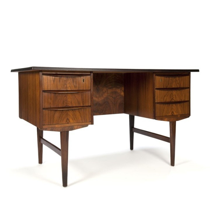 Deens palissander houten design bureau