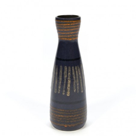 Dark blue vintage West Germany vase