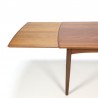 Danish teak wooden extandable vintage dining table