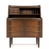 Palissander wooden danish vintage secretary cabinet