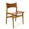 Deense vintage houten eettafel stoel