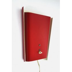 Red wall lamp from the 50's